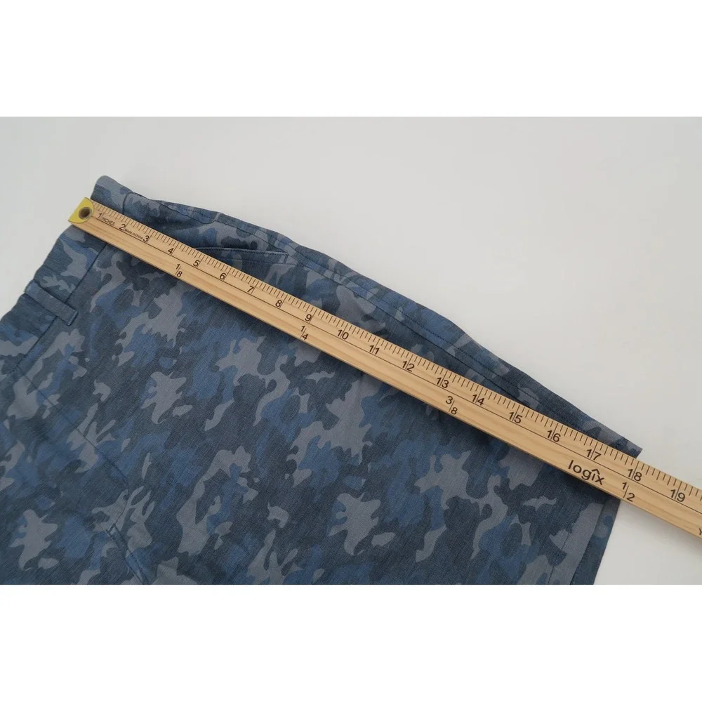 johnnie-O Prep-Formance Shorts Mens 32 Blue Camo Golf Performance Casual